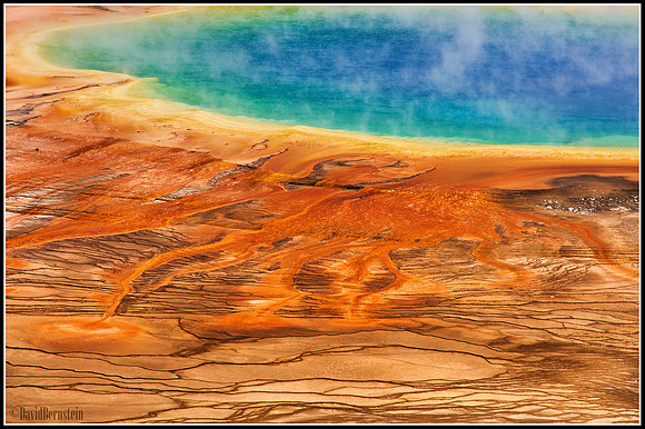 Grand Prismatic Spring Abstract