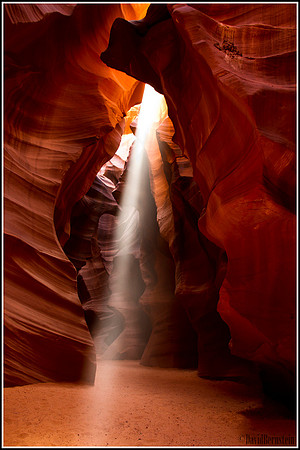 Light Beam in First Room - Antelope Canyon #4