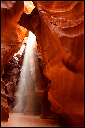 Light Beam in First Room - Antelope Canyon #1