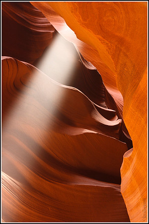 Light Beam in Antelope Canyon #1