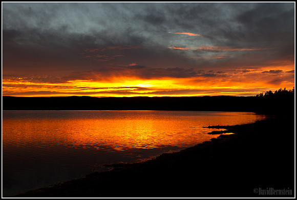 Yellowstone Lake Sunset #2