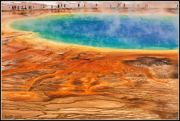 Grand Prismatic Spring w/ People