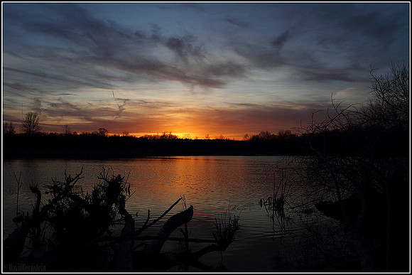 Sunset Over the Charles River