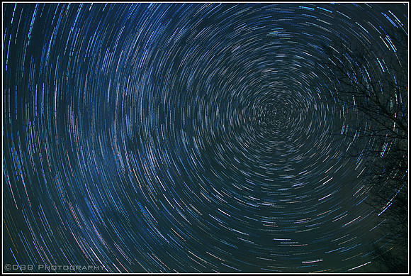 Star Trails in Northern Maine